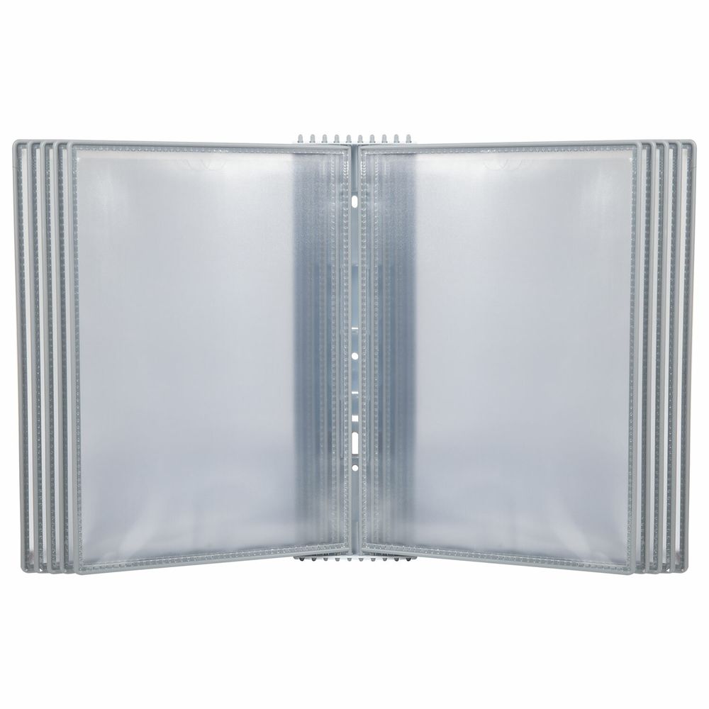 Демосистема настольная/настенная на 10 панелей, с 10 серыми панелями А4, STAFF 