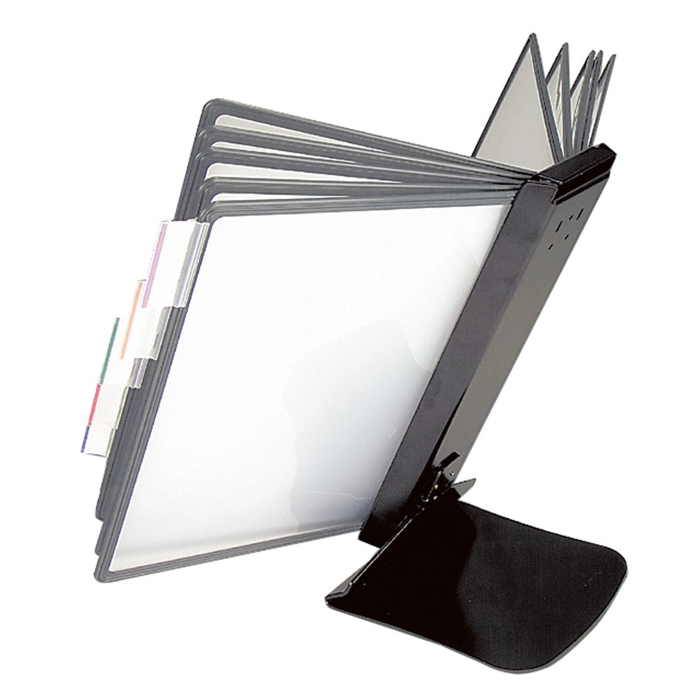 Панель для демосистем А4, с табулятором, серая рамка, BRAUBERG