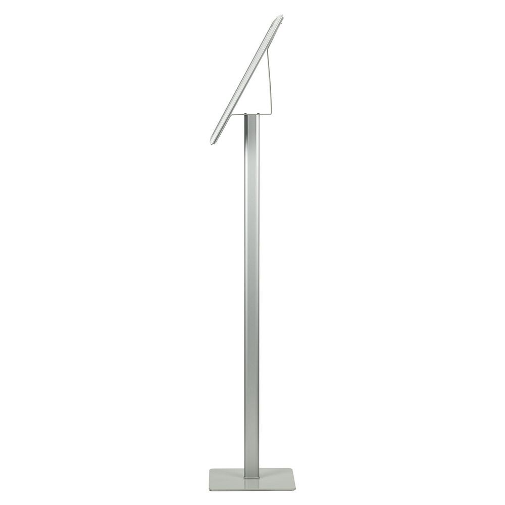 Рамка на стойке для рекламы БОЛЬШОГО ФОРМАТА (297х420 мм), А3, алюминиевая, прижимные стороны, BRAUBERG