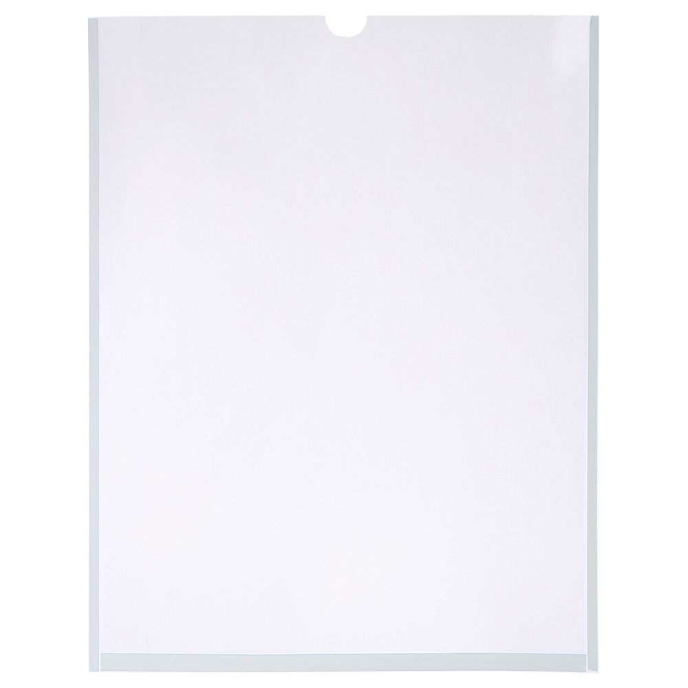 Карманы информационные самоклеящиеся, А4, вертикальные, КОМПЛЕКТ 10 шт., ПЭТ, 0,3 мм, STAFF