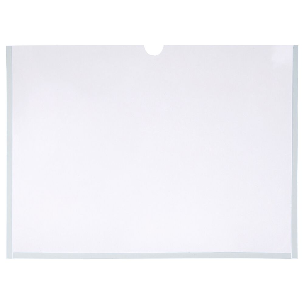 Карманы информационные самоклеящиеся, А4, горизонтальные, КОМПЛЕКТ 10 шт., ПЭТ, 0,3 мм, STAFF