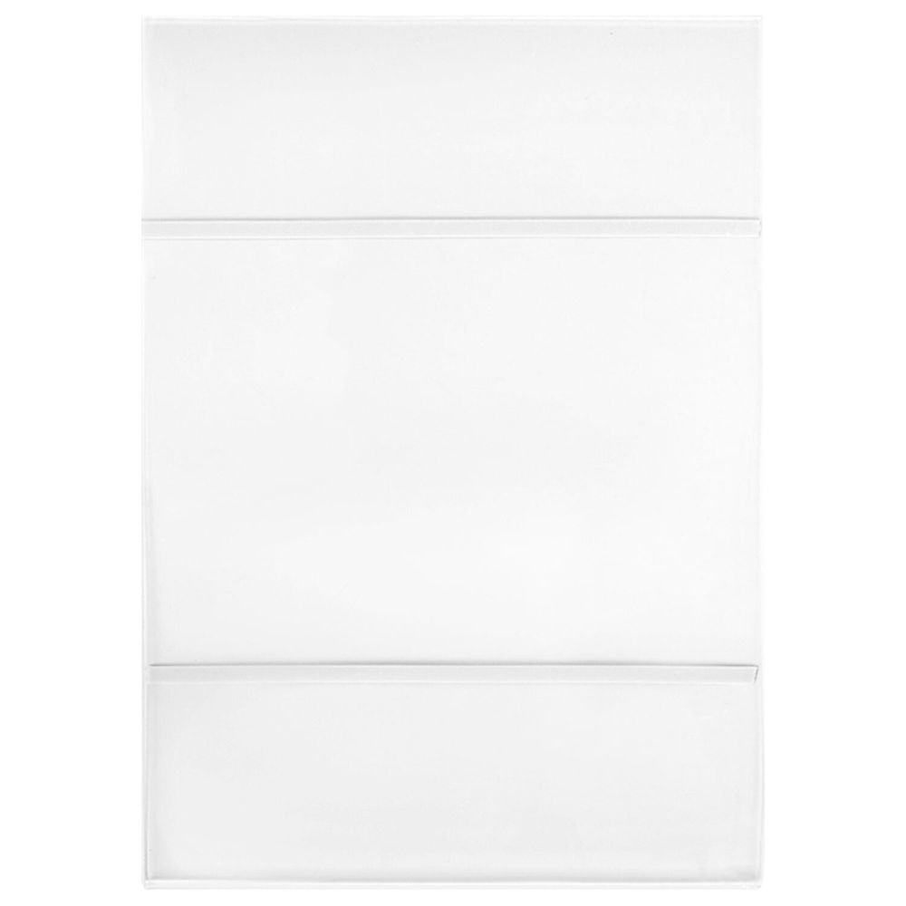 Подставка настенная для рекламных материалов ВЕРТИКАЛЬНАЯ (210х297 мм), А4, САМОКЛЕЯЩАЯСЯ, BRAUBERG