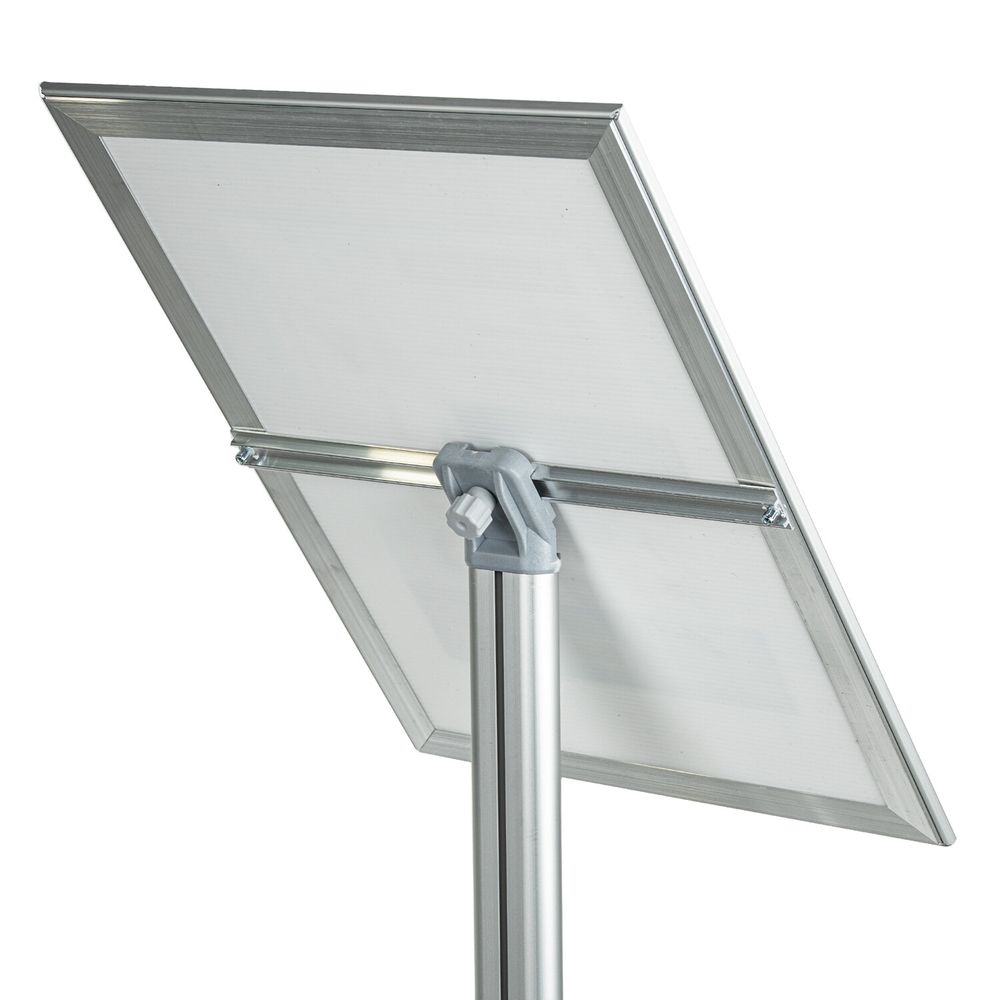 Стойка информационная напольная А3 с алюминиевым