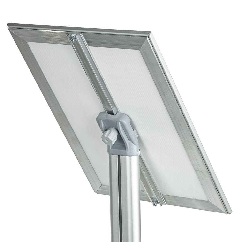 Стойка информационная напольная А4 с алюминиевым