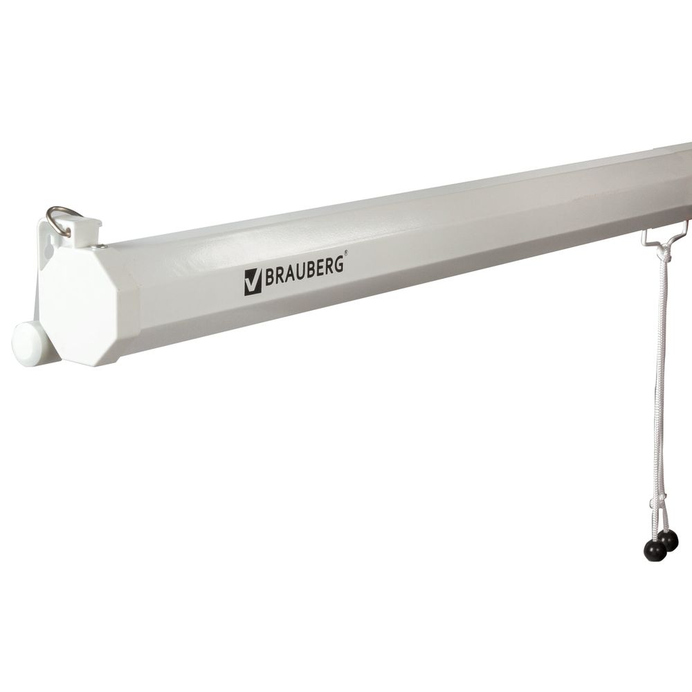 Экран проекционный настенный (150х150 см), матовый, 1:1, BRAUBERG 