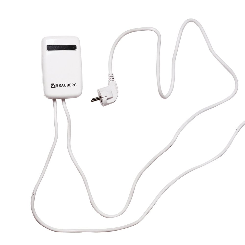 Экран проекционный настенный (180x240 см), матовый, электропривод, 4:3, BRAUBERG MOTO