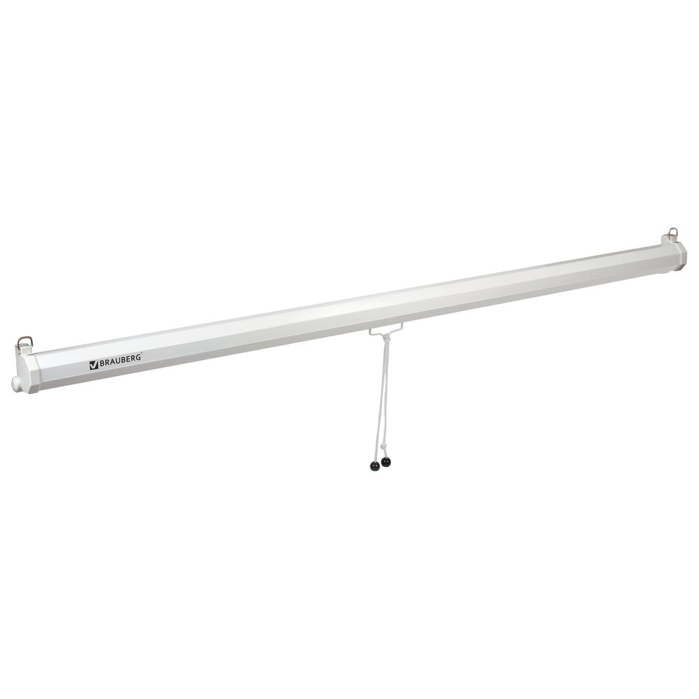 Экран проекционный настенный (180х180 см), матовый, 1:1, BRAUBERG 