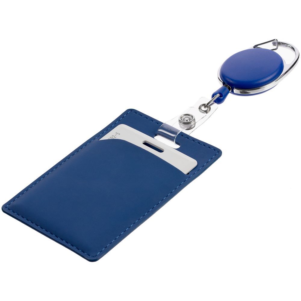 Ретрактор Access New с карабином синий