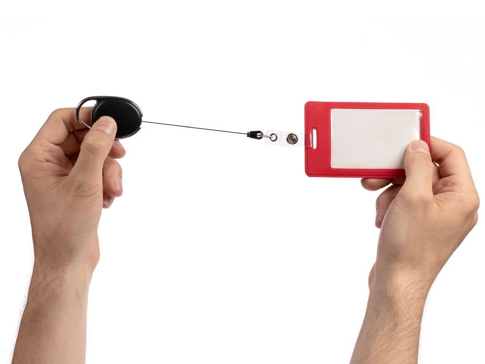 Ретрактор Access New с карабином черный