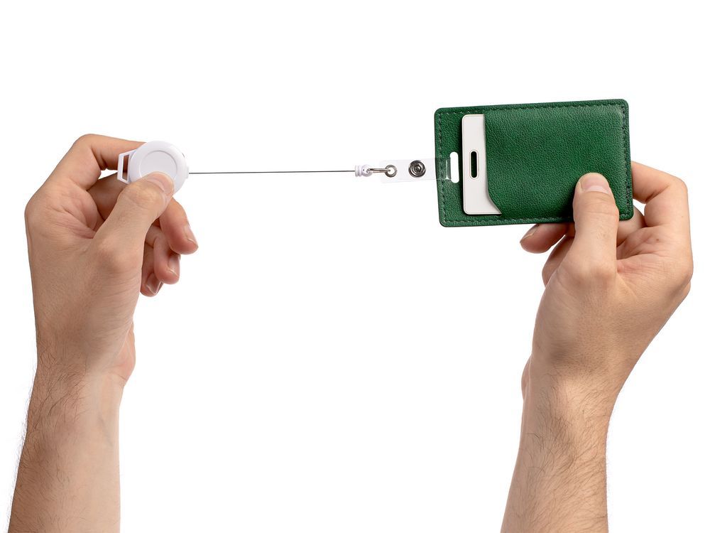 Ретрактор Attach New с ушком под ленту белый