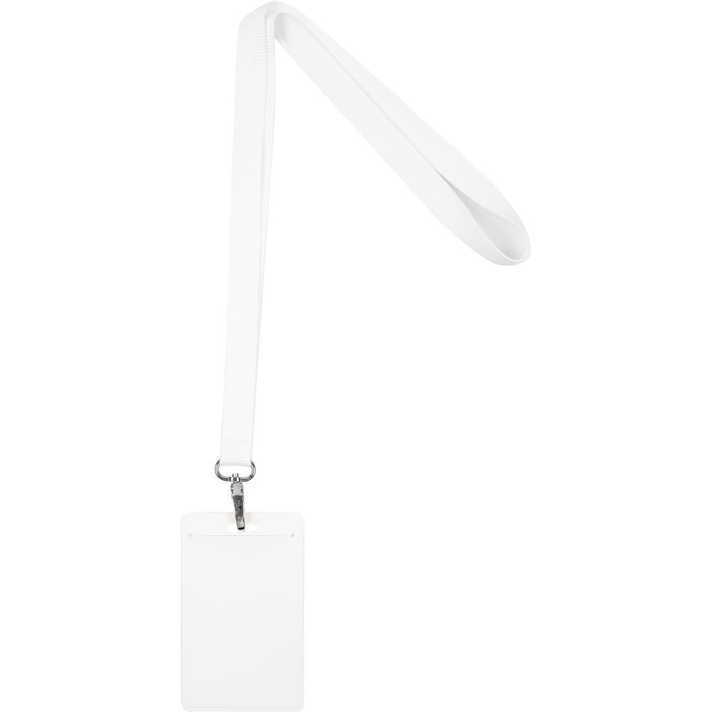 Лента для бейджа Pin белая