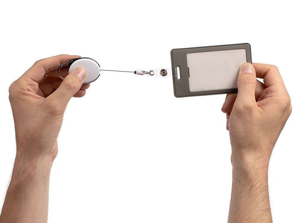 Ретрактор Access New с карабином белый