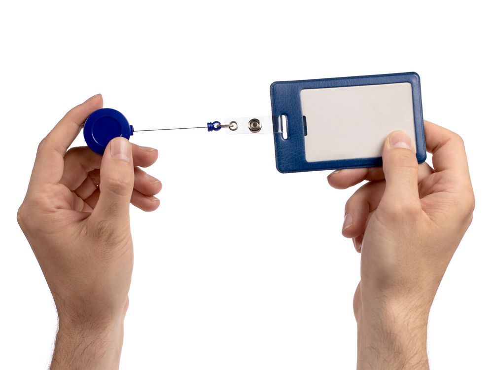 Ретрактор Attach New синий