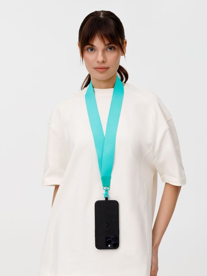 Ланьярд Band бирюзовый