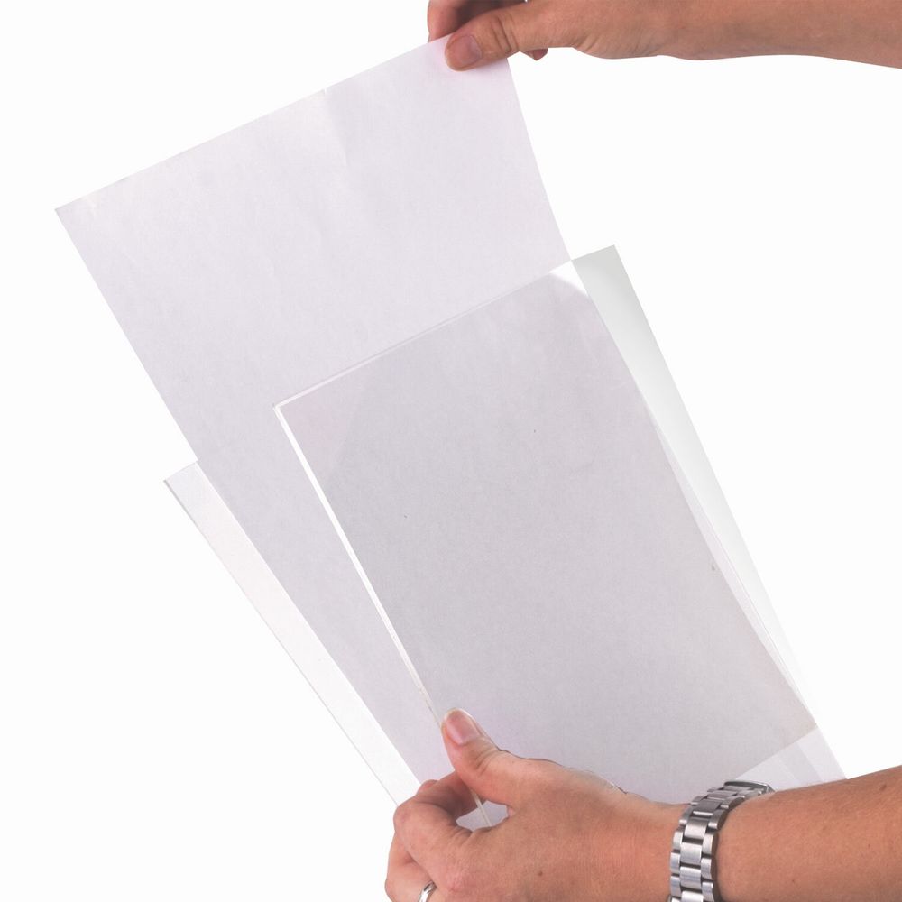 Подставка настольная для рекламных материалов ВЕРТИКАЛЬНАЯ (300х210 мм), формат А4, двусторонняя, STAFF