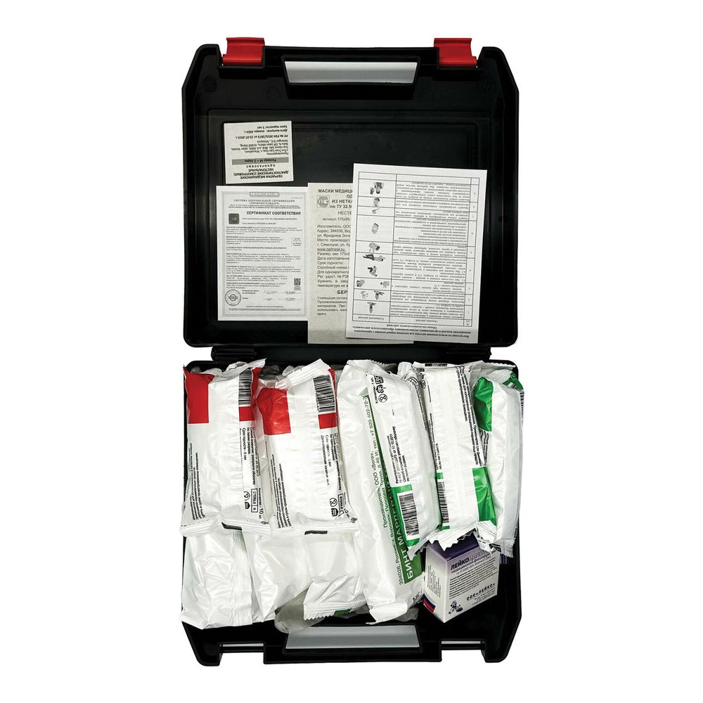 Аптечка для детских и учебных учреждений, по приказу №261н, МИРАЛ, пластиковый кейс