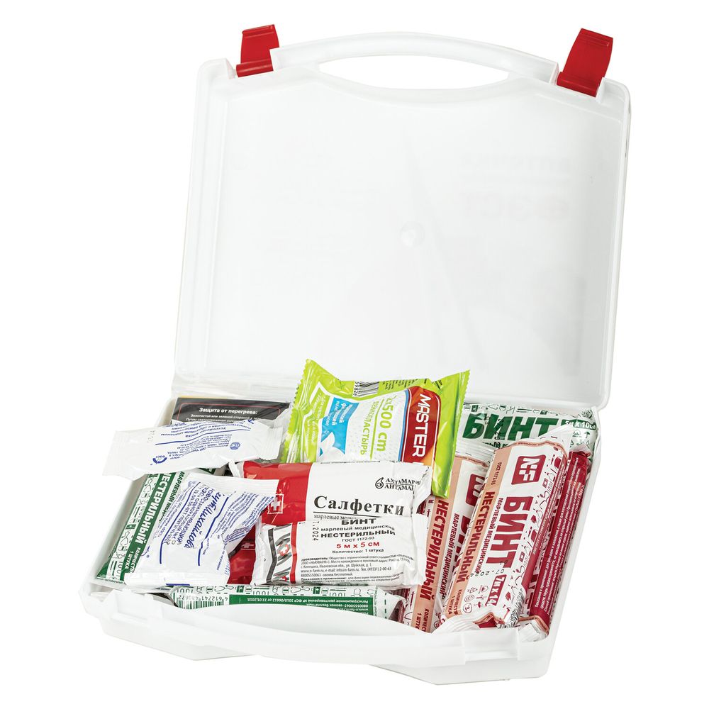 Аптечка для детских и учебных учреждений, по приказу №261н, ФЭСТ, пластиковый кейс