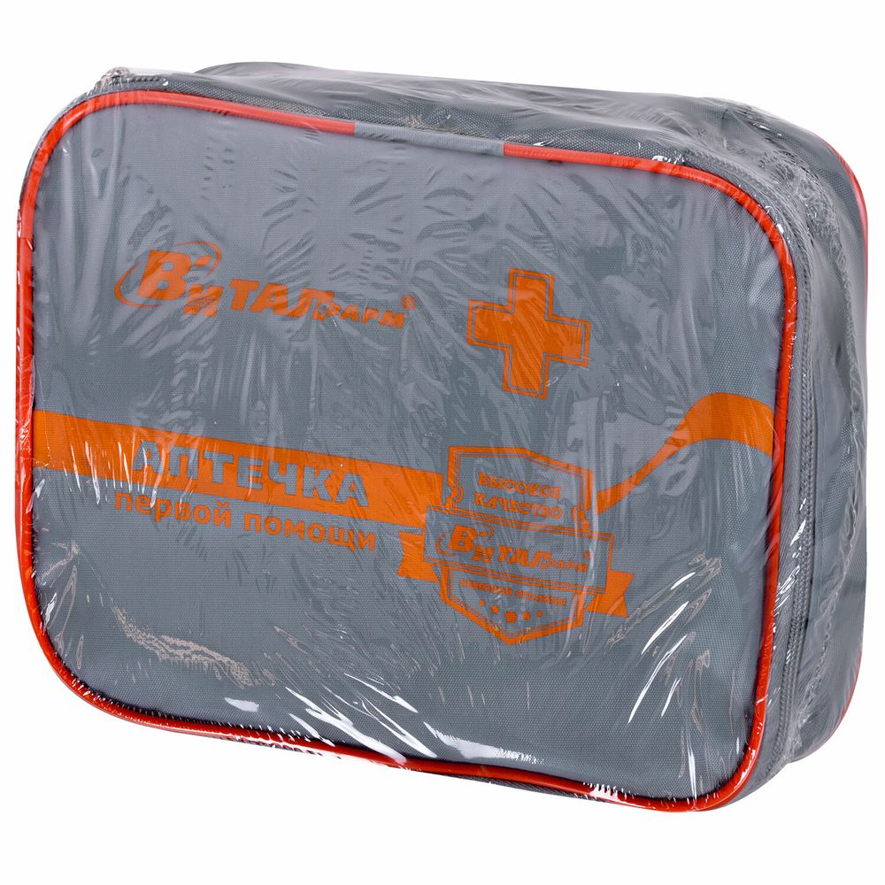 Аптечка первой помощи офисная ВИТАЛФАРМ, до 30 человек, текстильная сумка