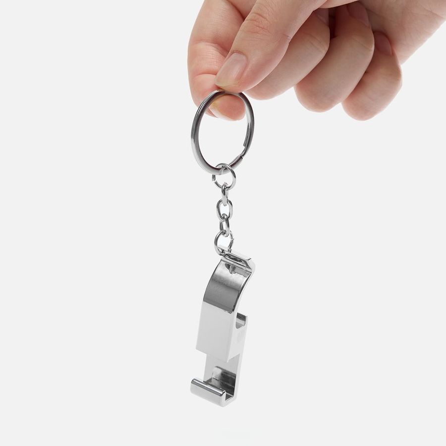 Брелок - подставка с открывалкой Virke металлик