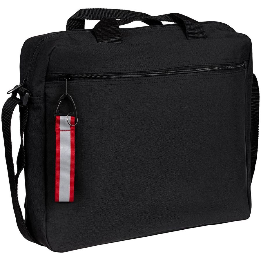 Светоотражающий брелок Flashline серый с красным