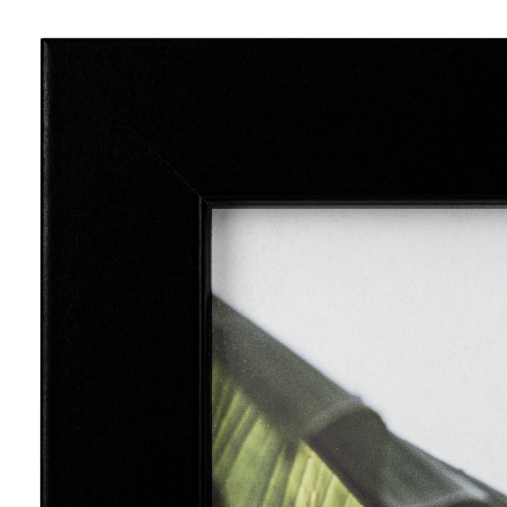 Рамка 10х15 см небьющаяся, багет 20 мм, МДФ, BRAUBERG "William", черная
