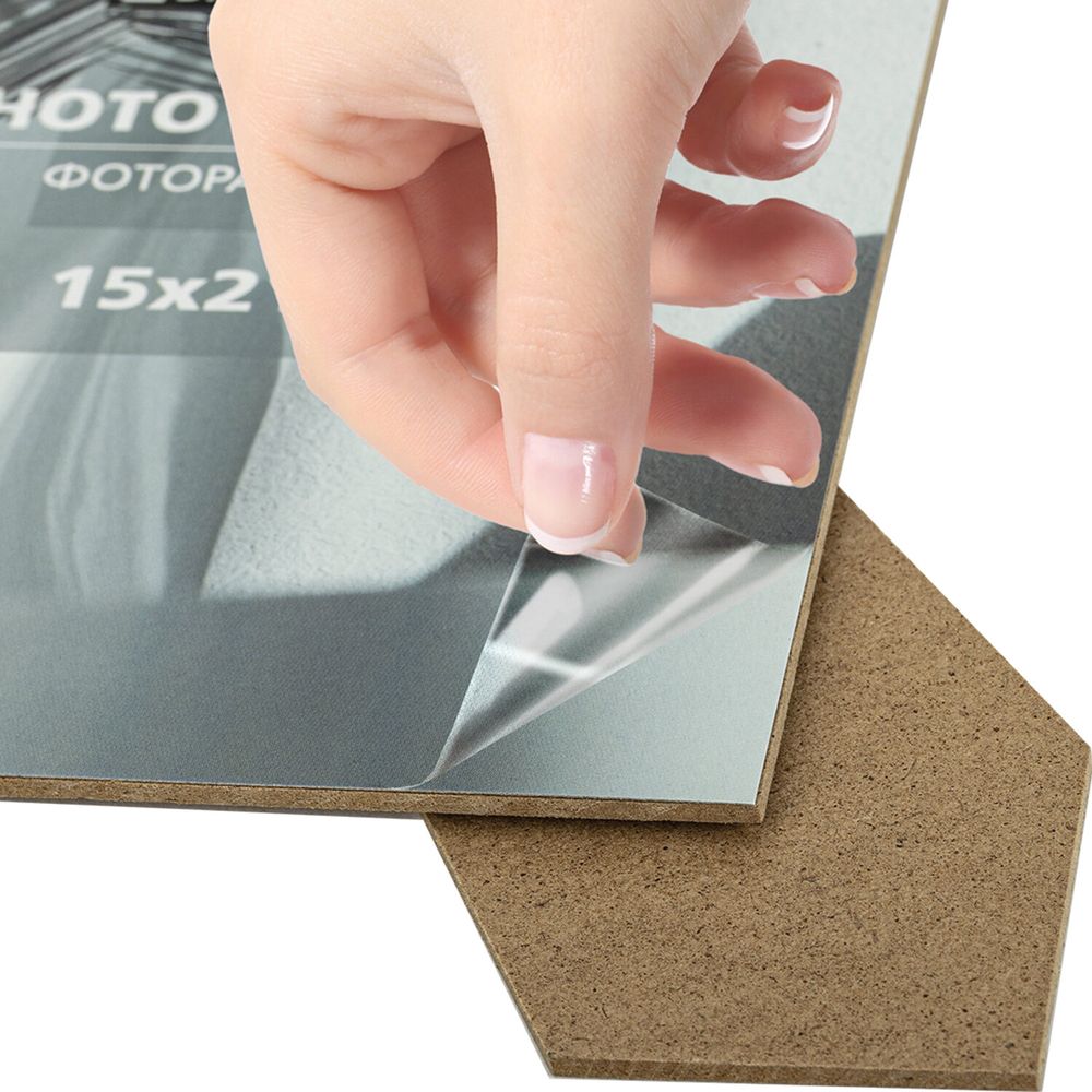 Рамка 15х21 см небьющаяся, багет 40 мм, МДФ, BRAUBERG 