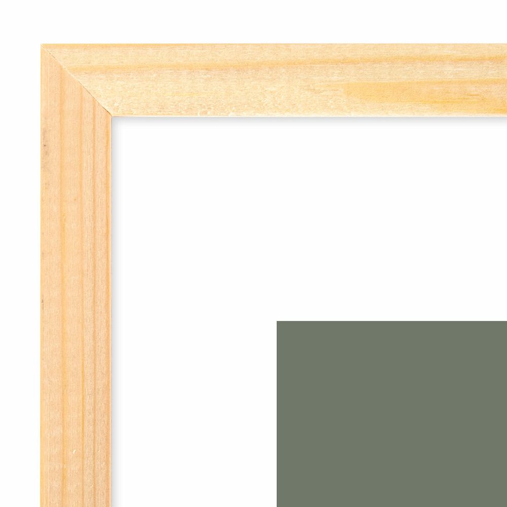 Рамка 21х30 см небьющаяся, аналог IKEA, багет 12 мм дерево, BRAUBERG