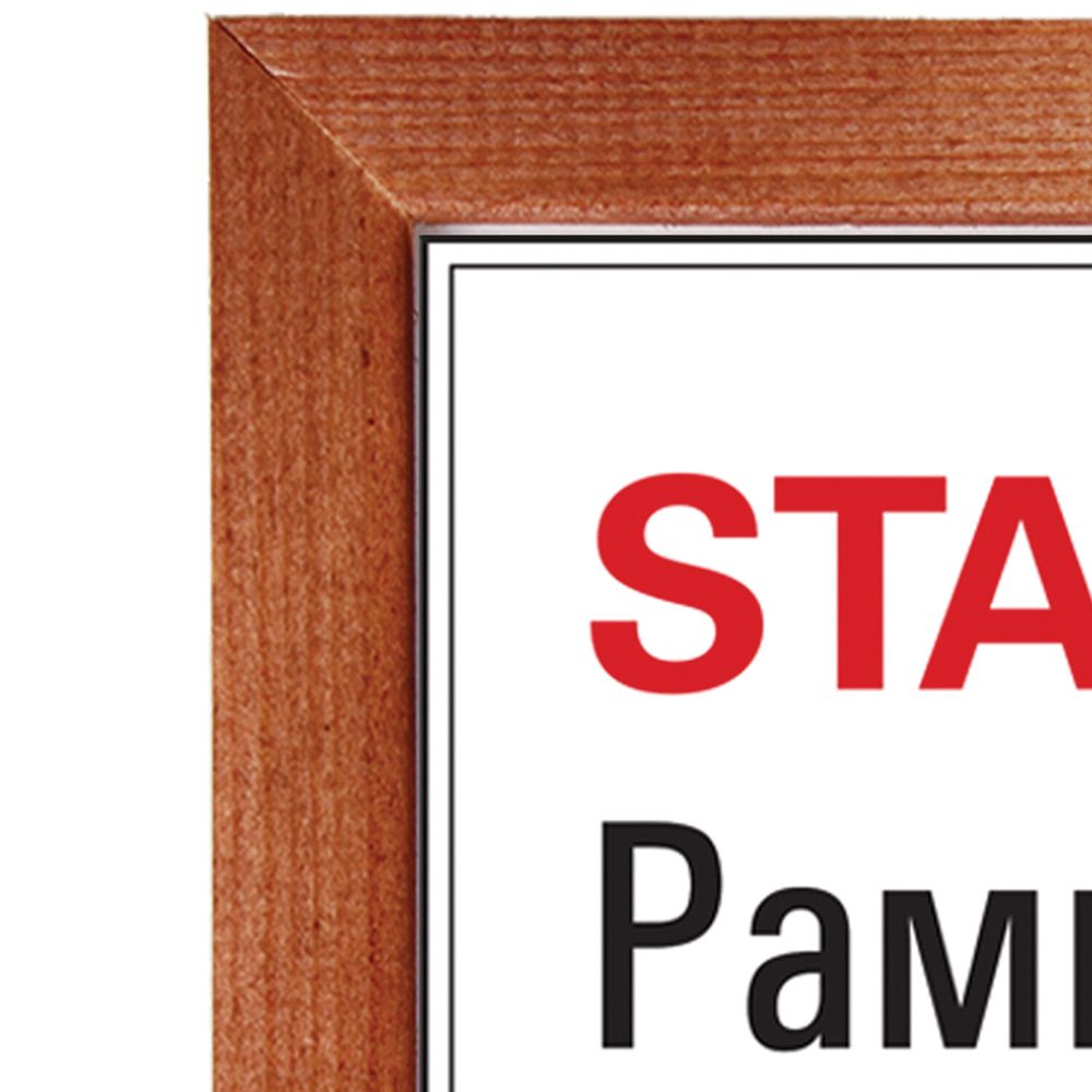 Рамка 21х30 см, дерево, багет 20 мм, STAFF, темно-коричневая, стекло