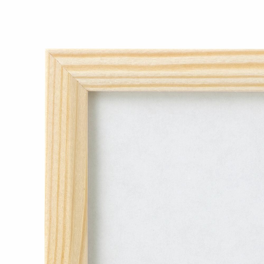 Рамка 30х40 см небьющаяся, аналог IKEA, багет 12 мм, дерево, BRAUBERG "Woodray", цвет натуральный