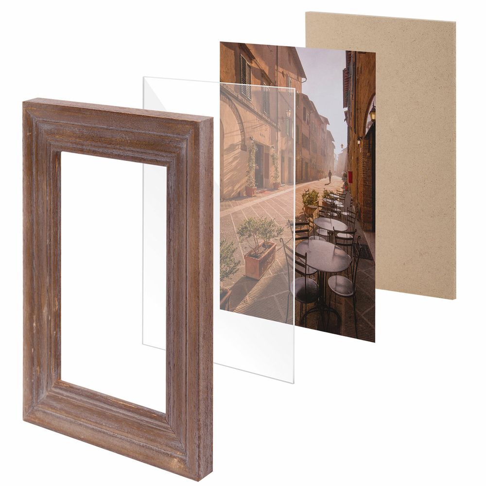 Рамка из мангового дерева BRAUBERG LOFT EL CLASICO, фото 13х18 см, стекло, 19х24 см