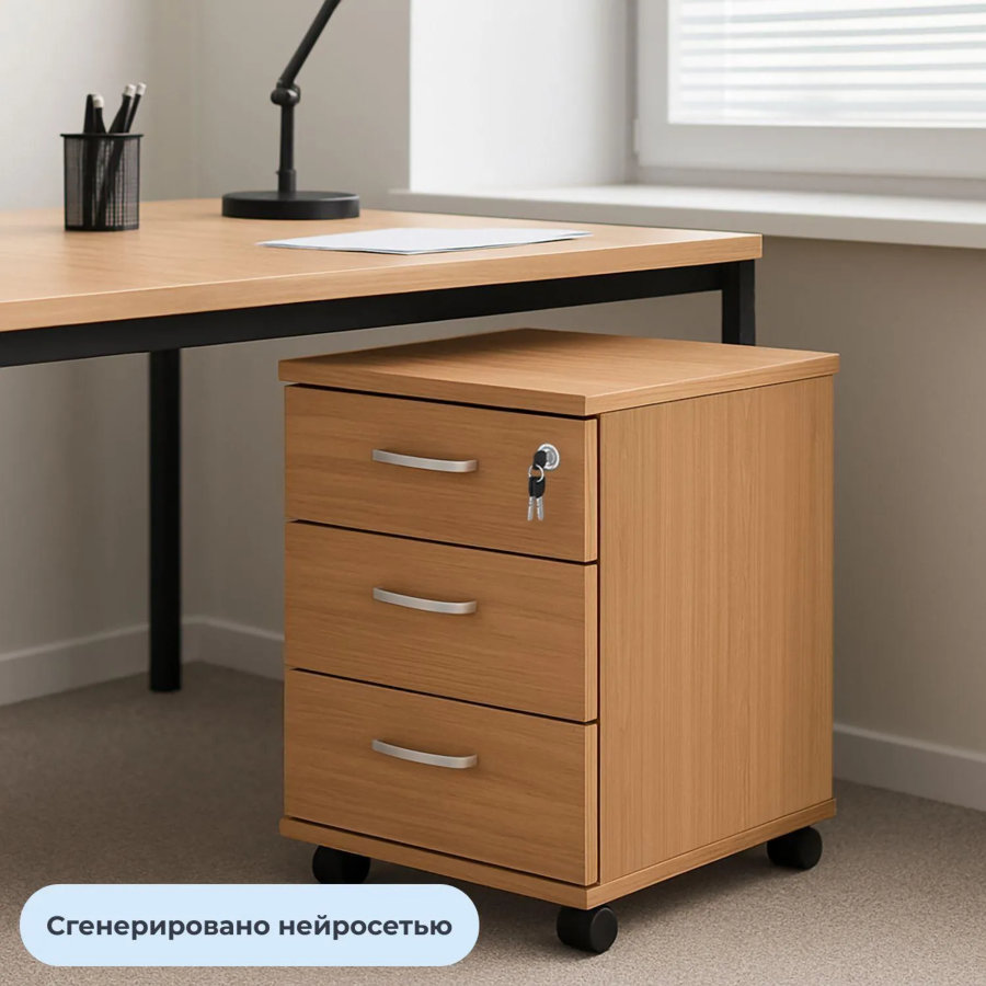 Тумба Easy One мобильная груша ароза