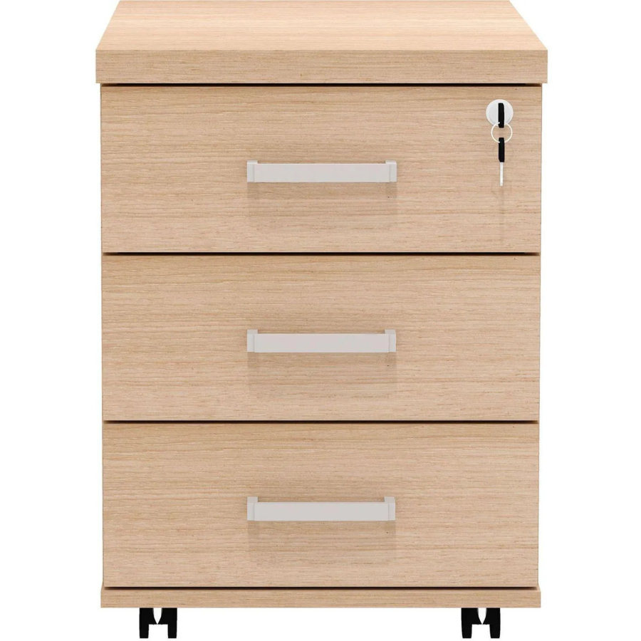 Тумба Grand мобильная 43x45x60 дуб Шамони светлый