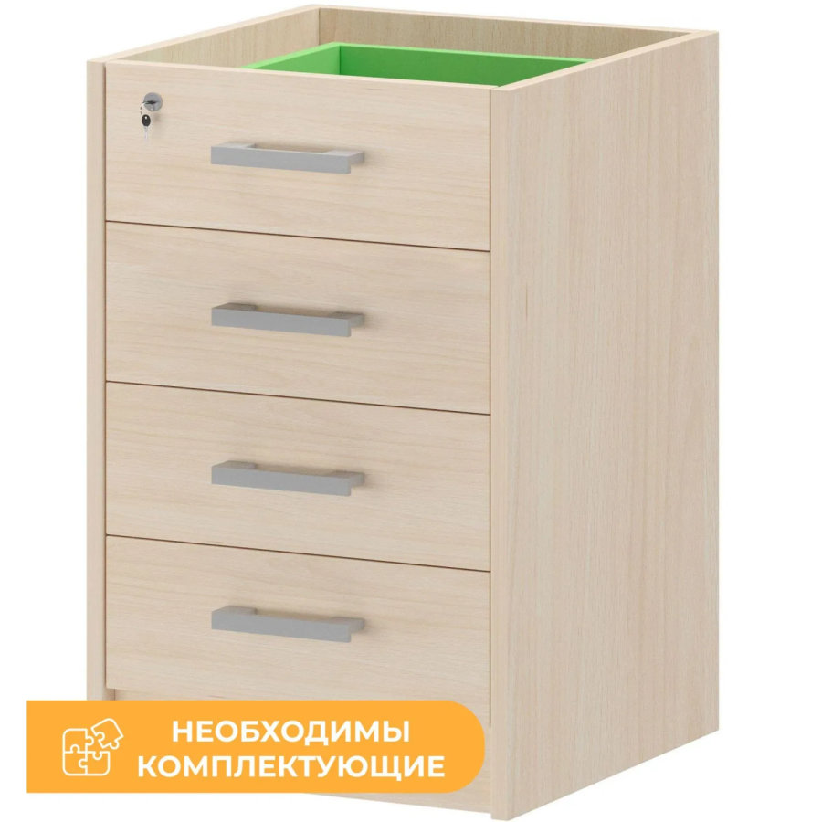 Каркас тумбы приставной Арго 440х450х740 бук