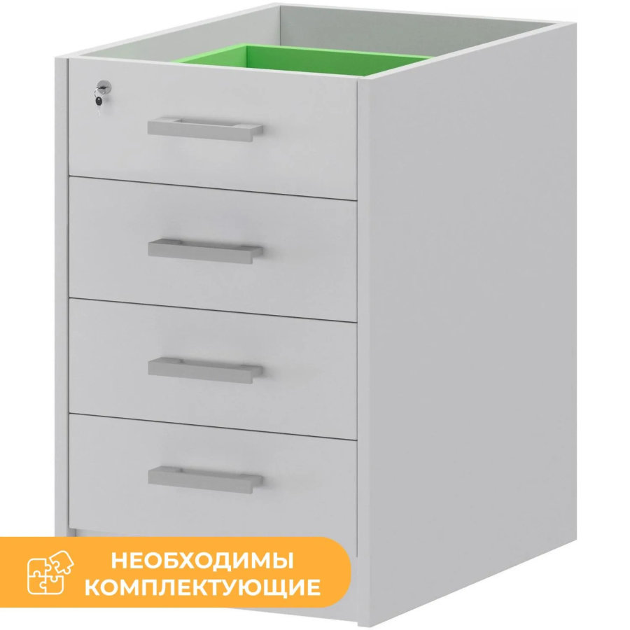 Каркас тумбы приставной Арго 440х600х740 белый