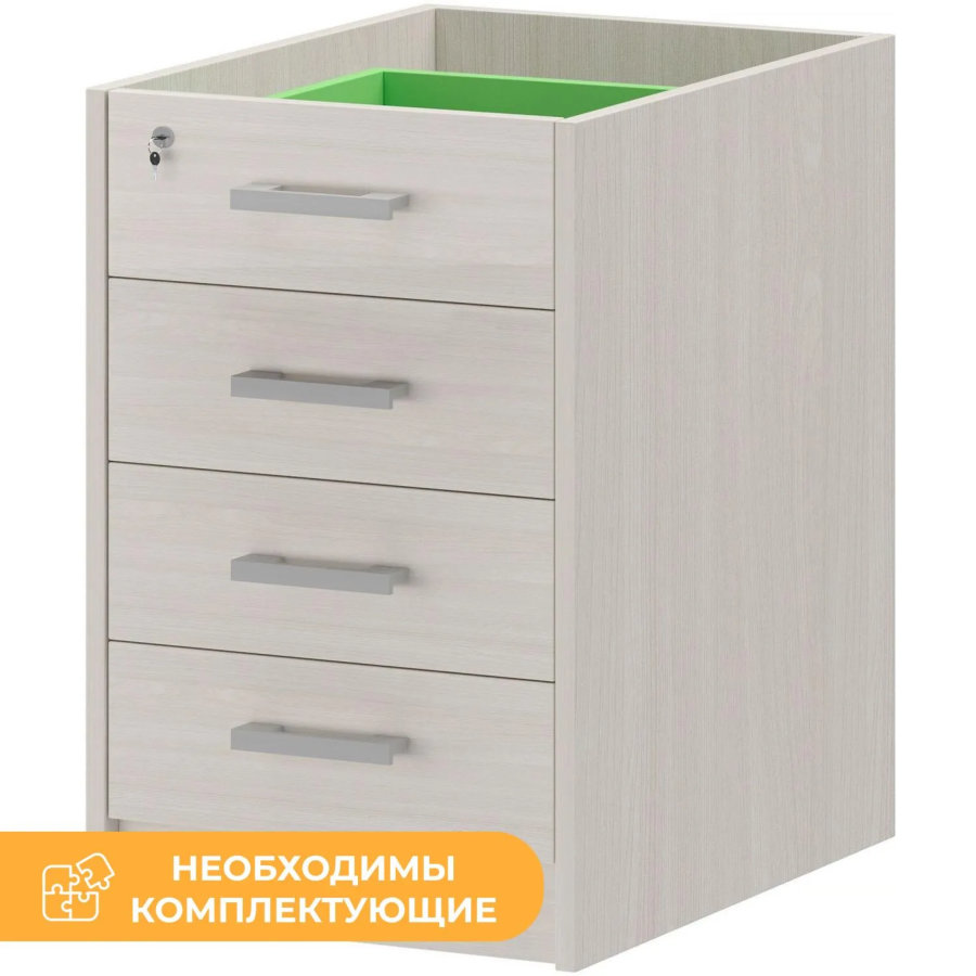 Каркас тумбы приставной Арго 440х600х740 ясень шимо