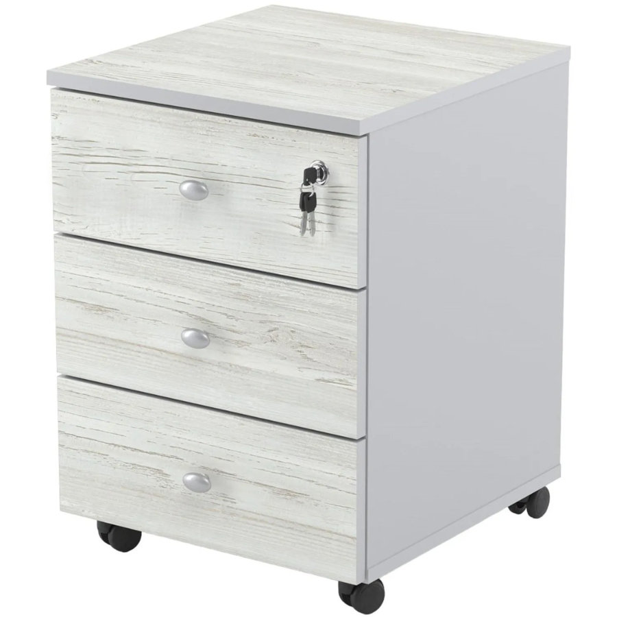 Тумба выкатная Easy Standard LT 400x420x563 сосна/серый