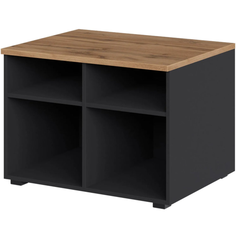 Тумба для оргтехники К-Loft 786х616х568 дуб натуральный/графит