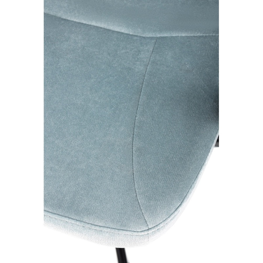 Кресло офисное Easy Chair 224 PPU серо-голубое (ткань, металл) 
