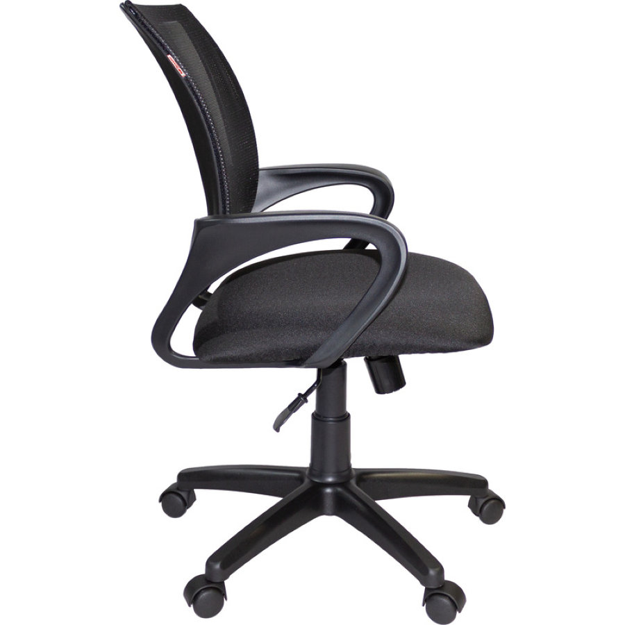 Кресло офисное Easy Chair 304 черное (ткань/сетка/пластик) 