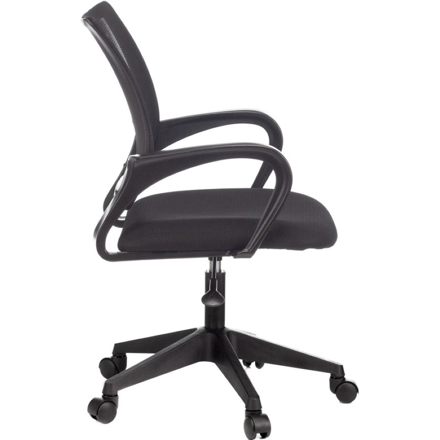 Кресло офисное Easy Chair 396 LT черное (сетка/ткань, пластик) 