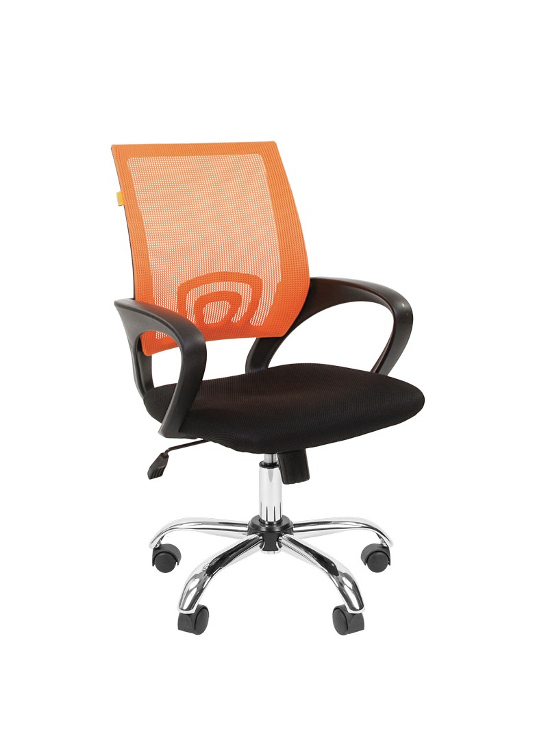 Офисное кресло Chairman 696 Россия TW оранжевый хром