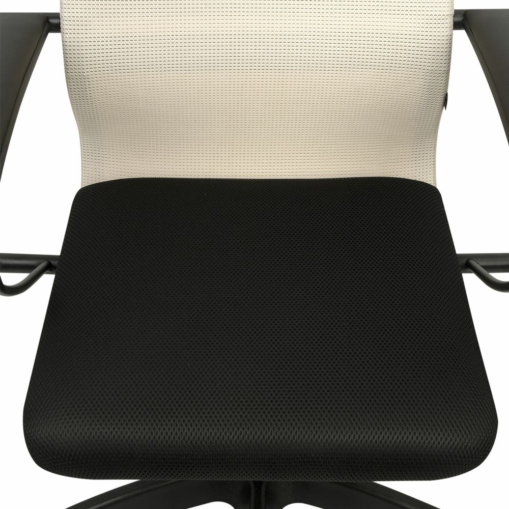 Кресло BRABIX PREMIUM "Ultimate EX-800" пластик, плотная двойная сетка Х2, черное/бежевое