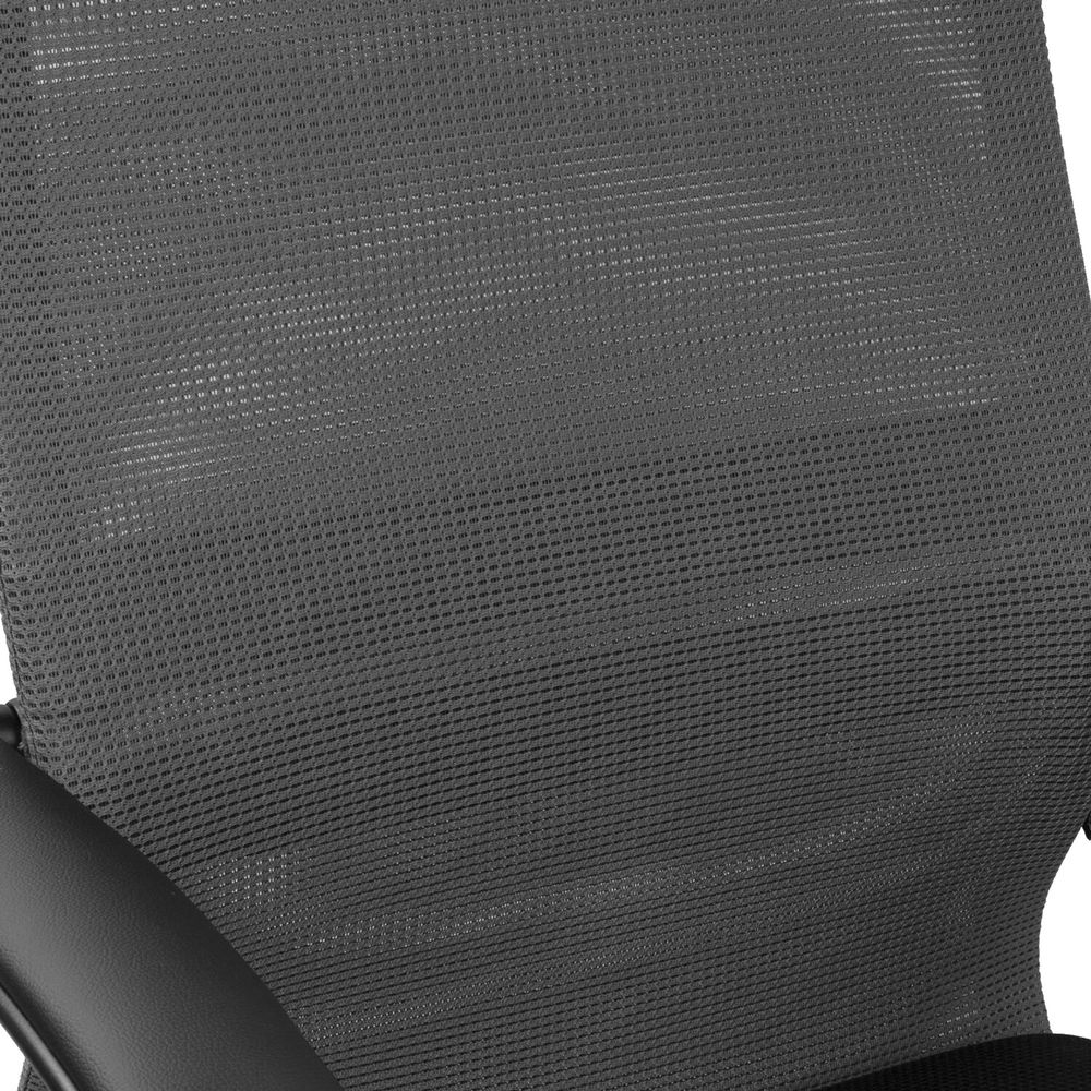 Кресло BRABIX PREMIUM "Ultimate EX-800" пластик, плотная двойная сетка Х2, черное/серое