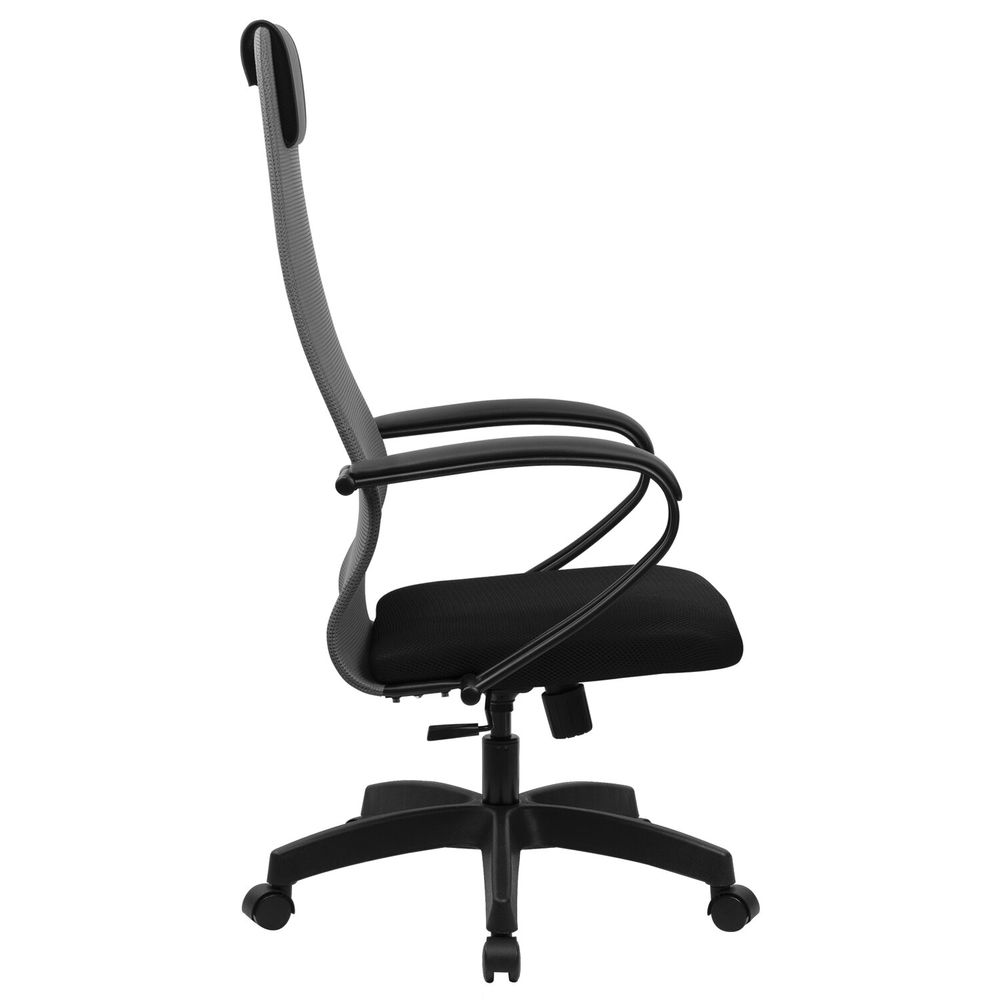 Кресло BRABIX PREMIUM "Ultimate EX-800" пластик, плотная двойная сетка Х2, черное/серое