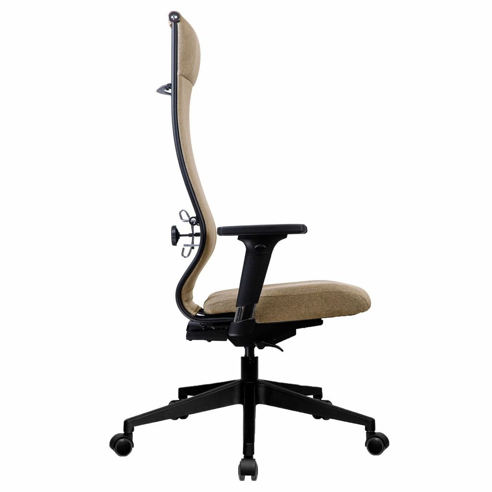 Кресло МЕТТА "ErgoLife" 10 B1-162D, пластик, синхромеханизм, 2D-подлокотники, ткань, бежевое