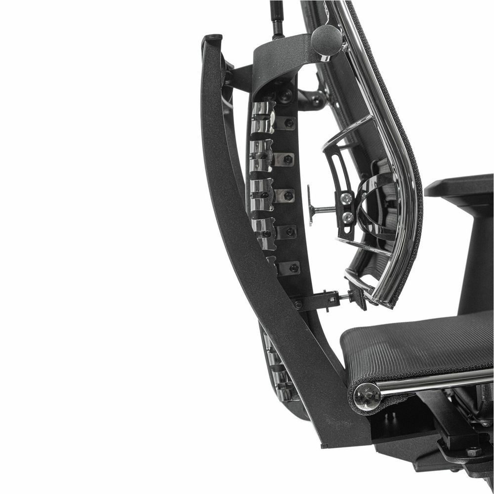 Кресло МЕТТА "YOGA" Y 4DF B2-5D, адаптивная спинка, 3D-подголовник, сверхпрочная сетка, черное