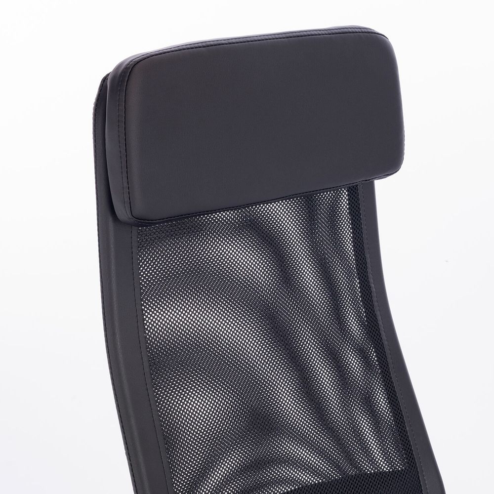 Кресло офисное BRABIX "Flight EX-540", хром, ткань TW, сетка, черное