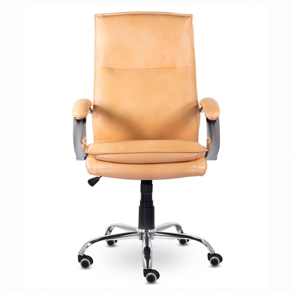 Кресло офисное BRABIX PREMIUM "Cuba EX-542", экокожа, бежевое