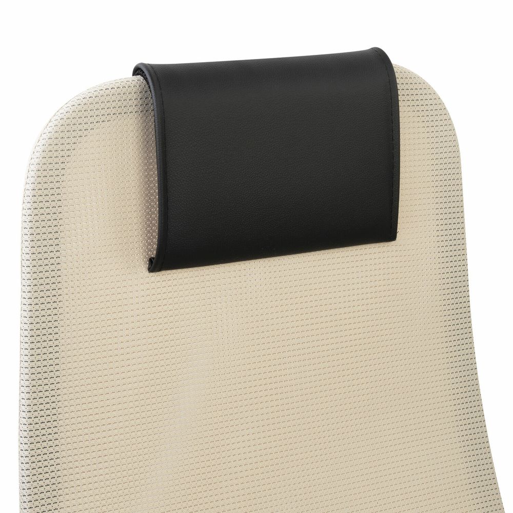 Кресло офисное BRABIX PREMIUM "Ultimate EX-800" хром, плотная двойная сетка Х2, черное/бежевое