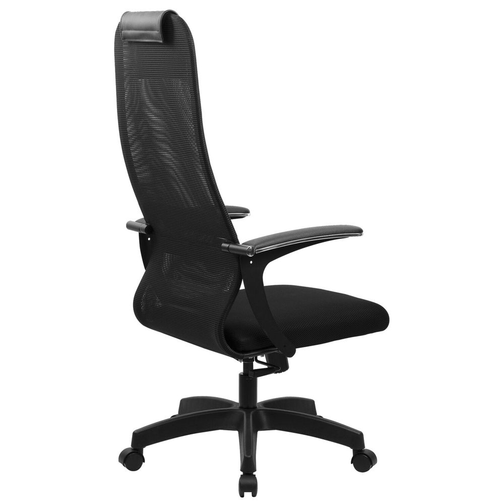 Кресло офисное BRABIX PREMIUM "Ultimate EX-801" пластик, плотная двойная сетка Х2, черное